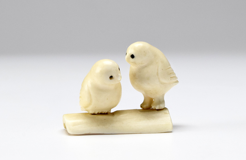 ivory owl figurine